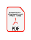 PDF INTERPRÉTATIONS DES CODES ERREURS PANNES Diagizi 